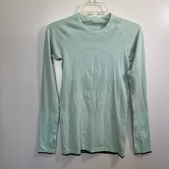 Lululemon Run: Swiftly Tech Long Sleeve Mint Moment 4 - Picture 2 of 8